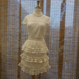 Romeo + JULIET couture designer medium dress crochet lace